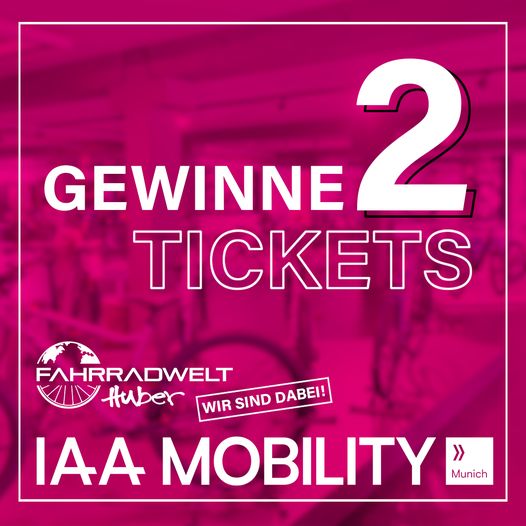 Gewinnspiel – Tickets für die IAA Mobility