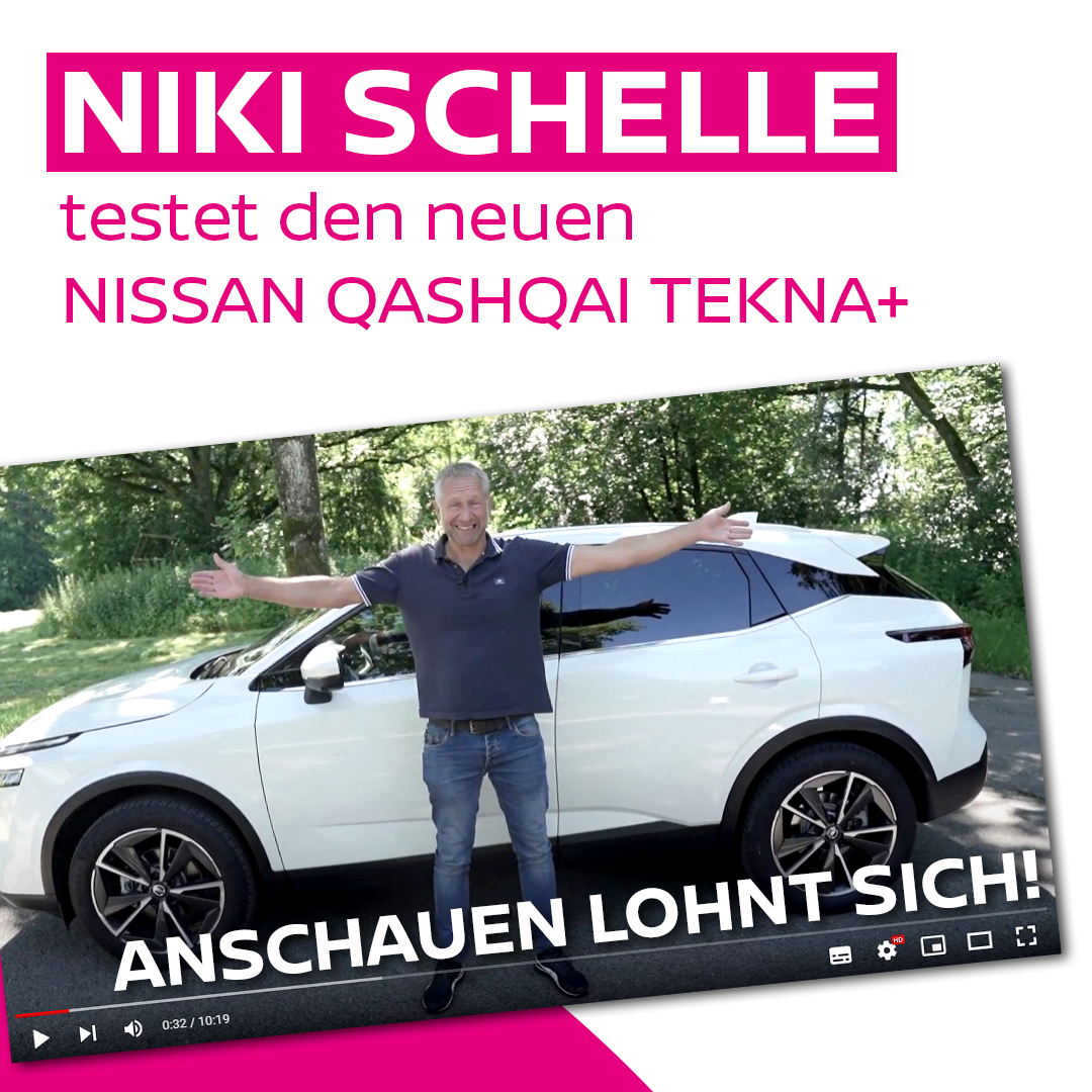 Niki Schelle testet den neuen NISSAN QASHQAI